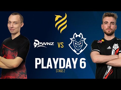 PWNZ VS G2 ESPORTS // Rainbow Six European League 2022 - Stage 2 - Playday #6