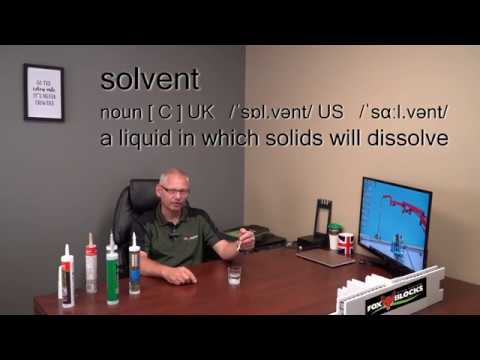 Fox Blocks Compatibility with solvent based products