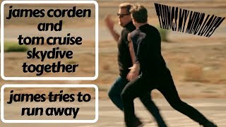 Download lagu james corden and tom cruise skydive together mp3