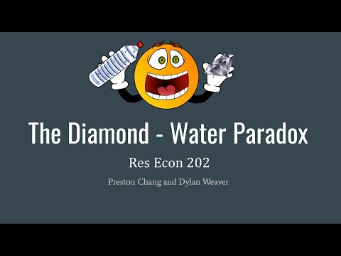 The Diamond Water Paradox