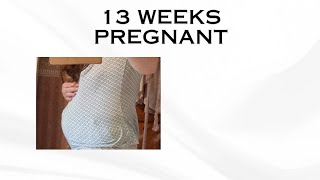 13 WEEK PREGNANCY UPDATE/SYMPTOMS/ BABY LIST SHOPPING