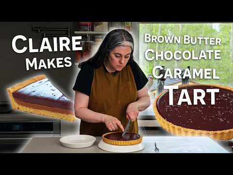 Brown Butter Chocolate Caramel Tart