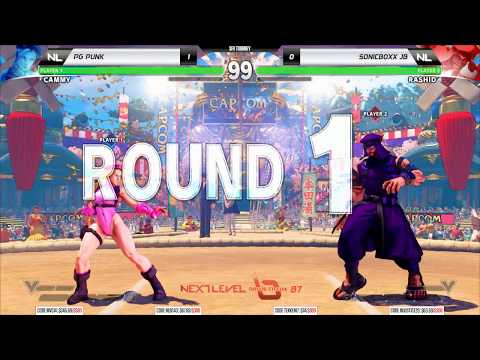 NLBC v.87 - Street Fighter V LOSERS FINAL - Punk (Cammy) vs JB (Rashid/Laura) [1080p/60fps]