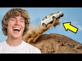 Launching My Tesla Off A Cliff