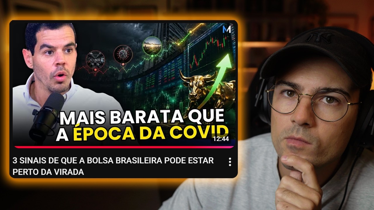 BOLSA NO BRASIL ESTÁ MAIS BARATA QUE NA PANDEMIA (REACT)
