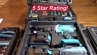 BE READY TO FIX ANYTHING IN YOUR HOME! Sundpey  Tool Kit with 21V Cordless Drill - 255-PCs Tool Set!