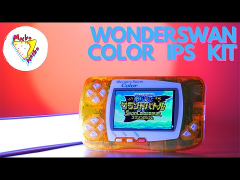 NEW IPS Kit for the WonderSwan Color is “Wondrous”! | Installation Tutorial and Review | Retro Renew