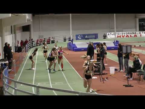 4x200m [Ž], PRVI HRVATSKI REKORD Agramove štafete - Otvoreno prvenstvo Zagreba u dvorani 2022