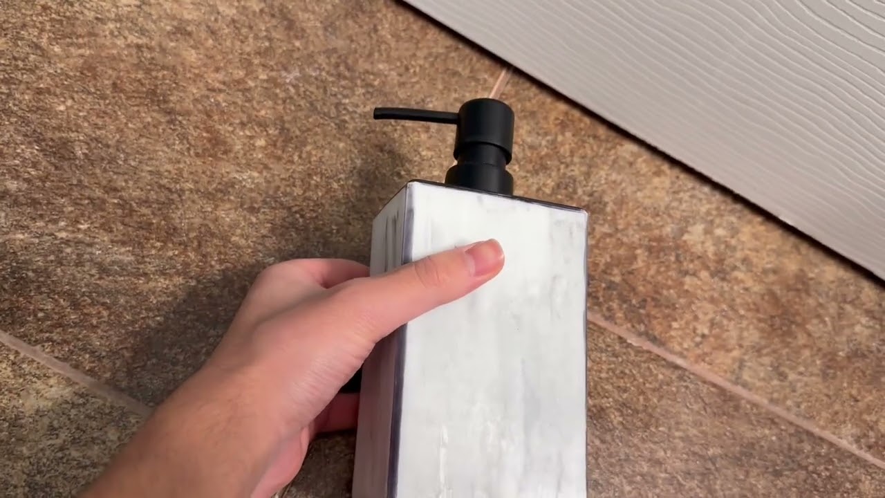 Avanti Linens - Soap Dispenser/Lotion Pump, Guest Bathroom Essentials, Modern Home Decor #ad