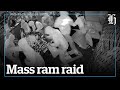Shocking CCTV footage captures largest ram raid operation in Christchurch | nzherald.co.nz