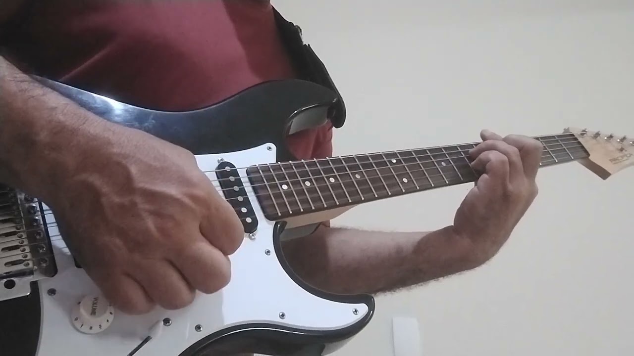 Guitarra Yamaha pacífica com malagoli e ponte inox
