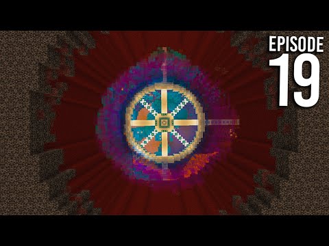 Insane Nether Roof Crater in Minecraft Survival