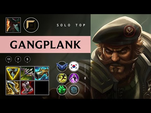 Gangplank Top vs Irelia - KR Diamond Patch 25.22
