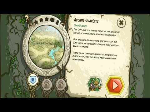 Kingdom Rush Origins - Arcane Quarters (Level 13) Campaign Veteran Walkthrough