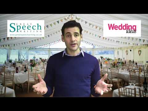 How to write the perfect groom speech at your wedding