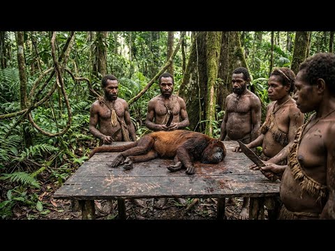 Tribu Korowai Contra Mono: La Batalla Definitiva por la Supervivencia