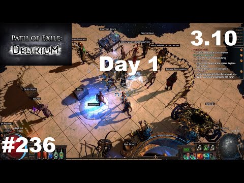 Day 1 Delirium League 3.10 League Start 7 Hours to Act 8 Commentary from Livestream - 236