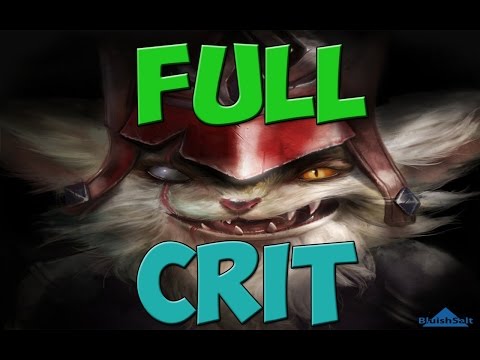 LEAGUE OF LEGENDS KLED FULL CRIT MONTAGE