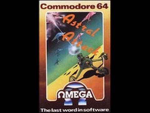 Astral Attack C64 1984 Anirog Software OMEGA COMMODORE 64 1st try