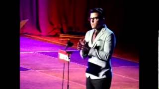 Discours de Zachary Quinto au TrevorLive de 2012