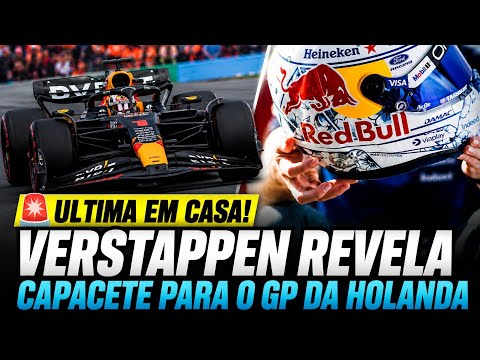 🚨 VERSTAPPEN SE DESPEDE DE ZANDVOORT COM CAPACETE ESPECIAL!
