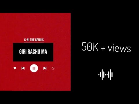 G-NI The Genius:giri rachu MA INSTRUMENTAL @G-NI_THE_GENIUS COVER bY @KanXAbeatoficial 