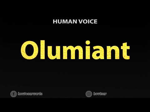How To Pronounce Olumiant