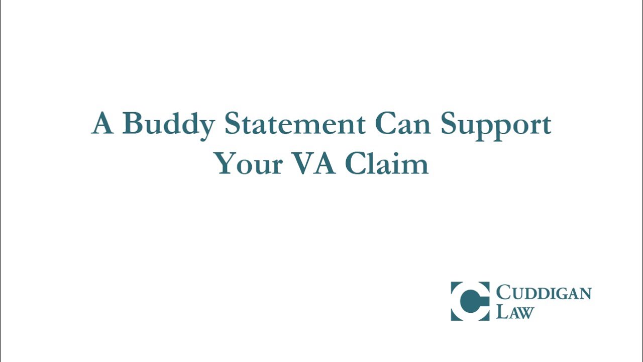 A Buddy Statement Can Help Support Your VA Disability Claim