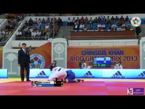 Judo 2013 Grand Prix Ulaanbaatar: Dorjsuren (MGL) - Kim (KOR) [-57kg] final
