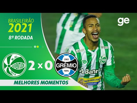 JUVENTUDE 2 X 0 GRÊMIO | MELHORES MOMENTOS | 8ª RODADA BRASILEIRÃO 2021 | ge.globo