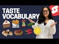 Food Taste Vocabulary English Speaking Practice Ananya Vocabulary Learnenglish Learnex