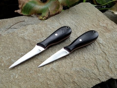 Custom Oyster Shucking Knives
