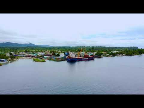 Bismark anchored at Buka Wharf