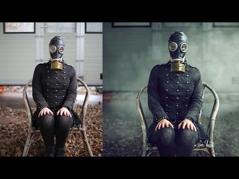 Neon Glow Effect Portrait Photoshop Tutorial