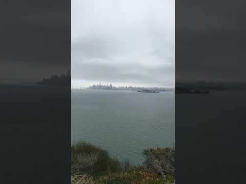 View of San Francisco from the island.