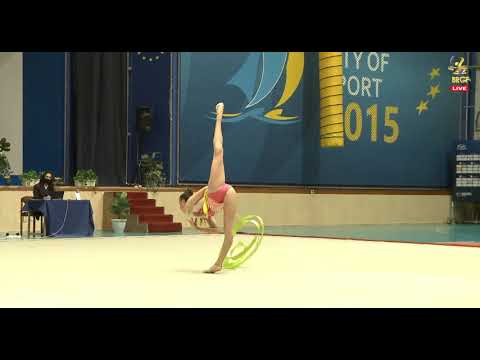 Nikol Chiplakova  -Ribbon - Trakia - 2021 MT Julieta Shishmanova Juniors AA