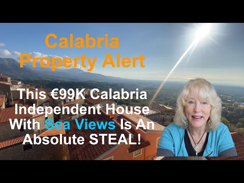 This €99K Calabria House with Sea Views is an Absolute STEAL!