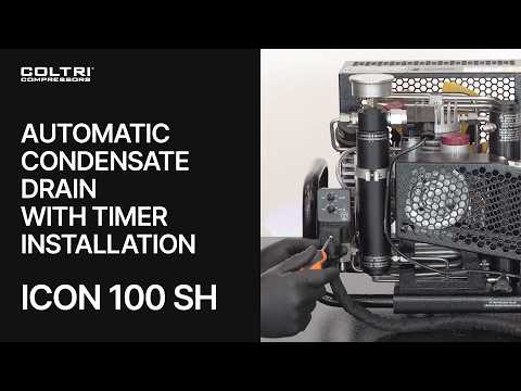 ICON 100 SH – Automatic condensate drain installation on ICON HONDA
