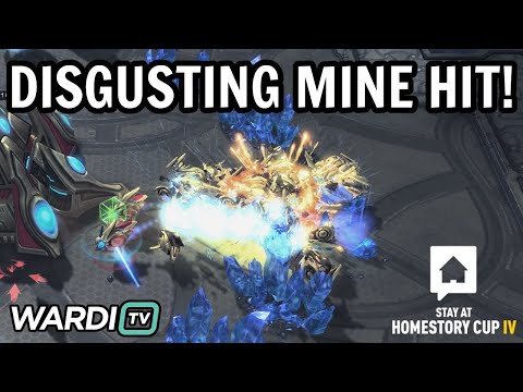 DISGUSTING MINE HITS! - Byun vs herO (TvP) - Stay At HomeStory Cup #4 [StarCraft 2]