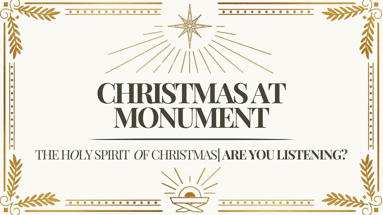 Are You Listening? // The Holy Spirit of Christmas // 12-22-24