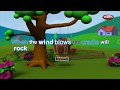Rock A Bye Baby Nursery Rhyme With Animated Lyrics Nursery Rhyme Baby Rhymes Nursery Poems