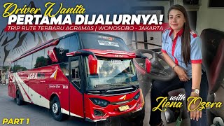 Download lagu NEW ROUTE SPECIAL FEMALE DRIVER FIRST ON THE ROUTE‼️😍 - Trip Agra Mas | Wonosobo - Bekasi Part 1 mp3