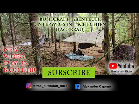 Bushcraft - Abenteuer  48 Stunden abseits der Zivilisation im Tschechien