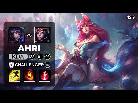 DK Showmaker Ahri vs Leblanc Mid - KR Challenger - Patch 12.9 Season 12