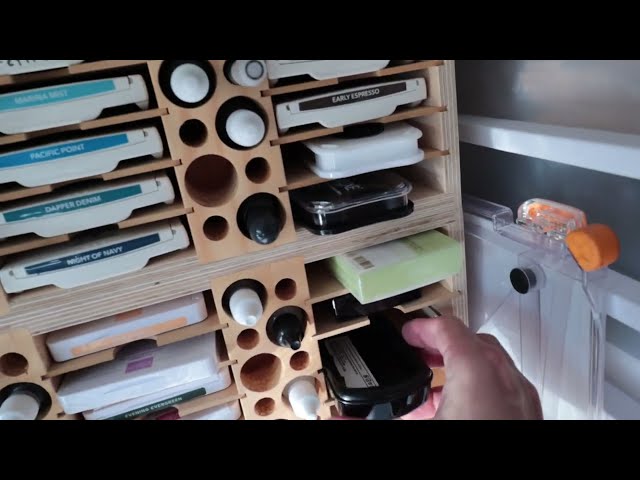 Best Storage Solution for Ink Pads and Craft Supplies - product in use