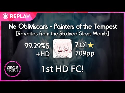 osu! | ASecretBox | Ne Obliviscaris - Painters of the Tempest [Reveries] +HD 99.29% FC | 709pp #1