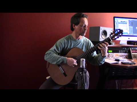 J.S. Bach - Prelude from Lute Suite #2, BWV 997, Fred Benedetti, classical guitarist