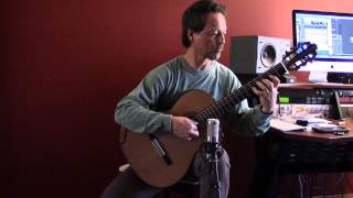 J.S. Bach - Prelude from Lute Suite #2, BWV 997, Fred Benedetti, classical guitarist