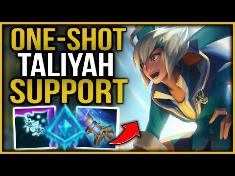 *ONE-SHOT BUILD* TALIYAH SUPPORT NUKES THE ENEMIES (INSANE DAMAGE) - League of Legends