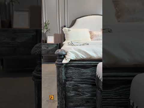 GIƯỜNG NGỦ GỖ SỒI MỸ - PHONG CÁCH BẮC ÂU